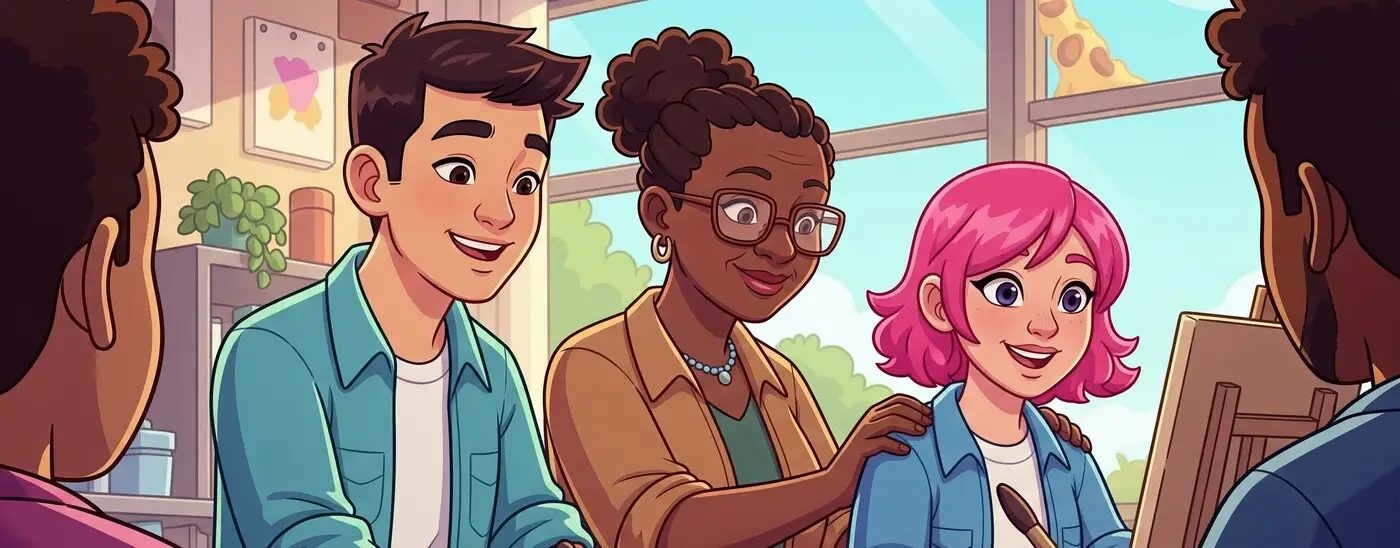 Two people in a therapy session